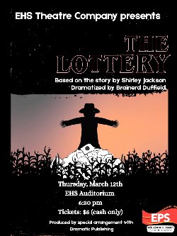 Flier with a photo of a scarecrow